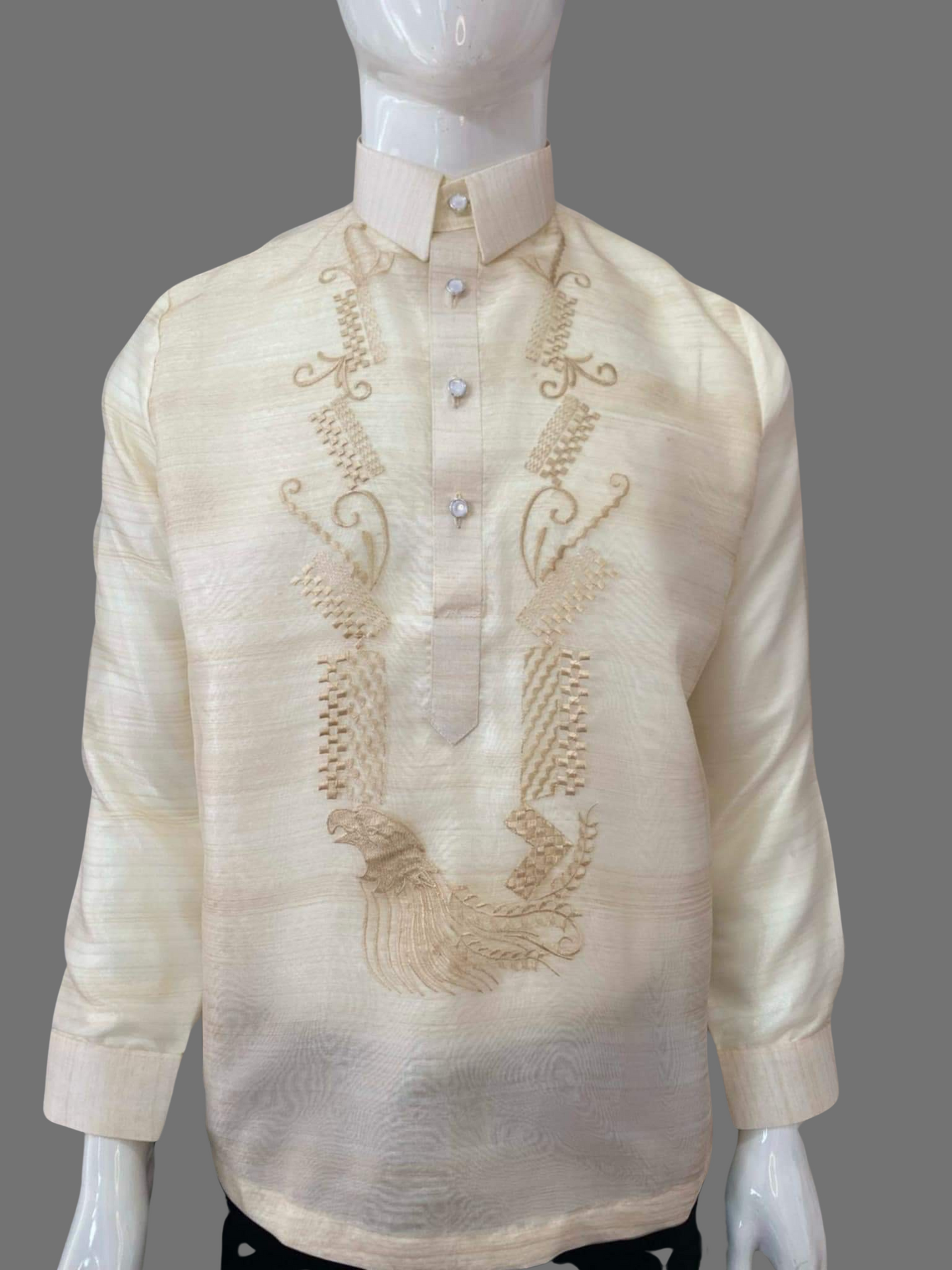 Organza Barong Tagalog with Premium Embroidery - BR224